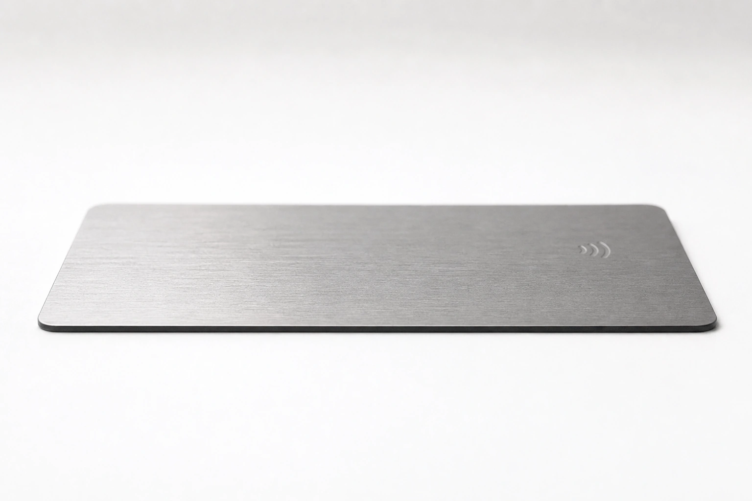Brushed stainless side edge profile