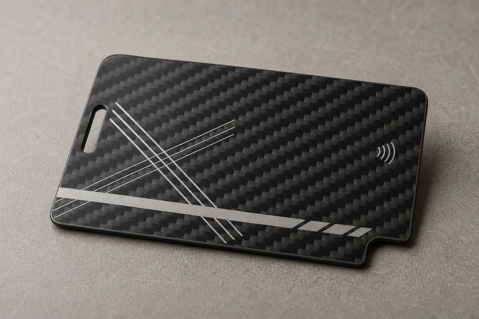 Carbon fiber hybrid custom cut edge sample