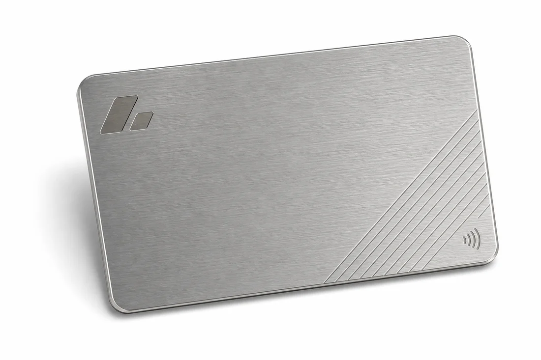 Brushed stainless sample