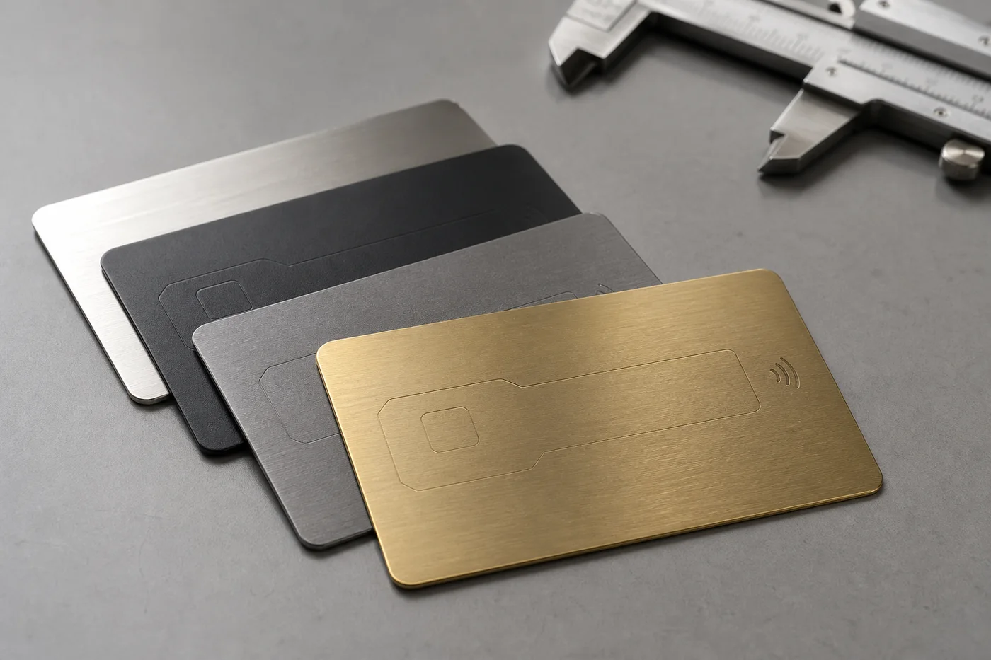 Metal RFID finish stack