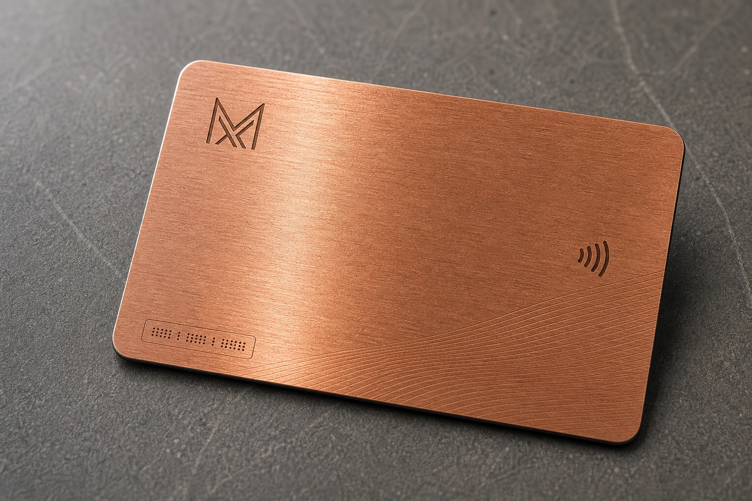 Copper printed linework and surface detail