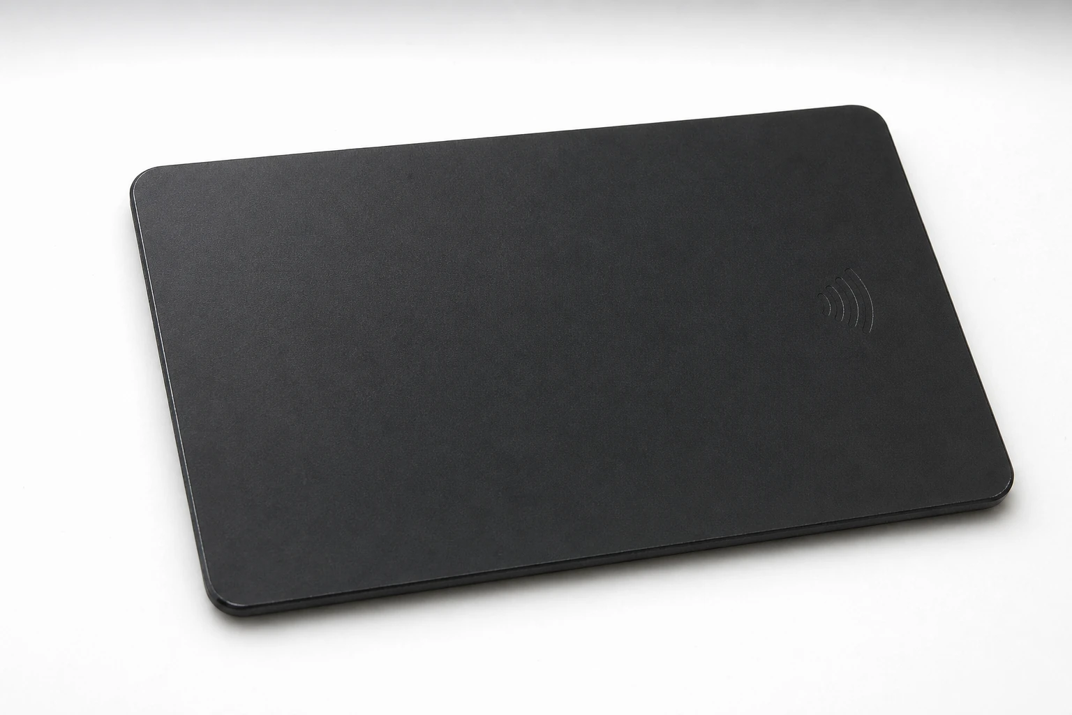 Matte black metal