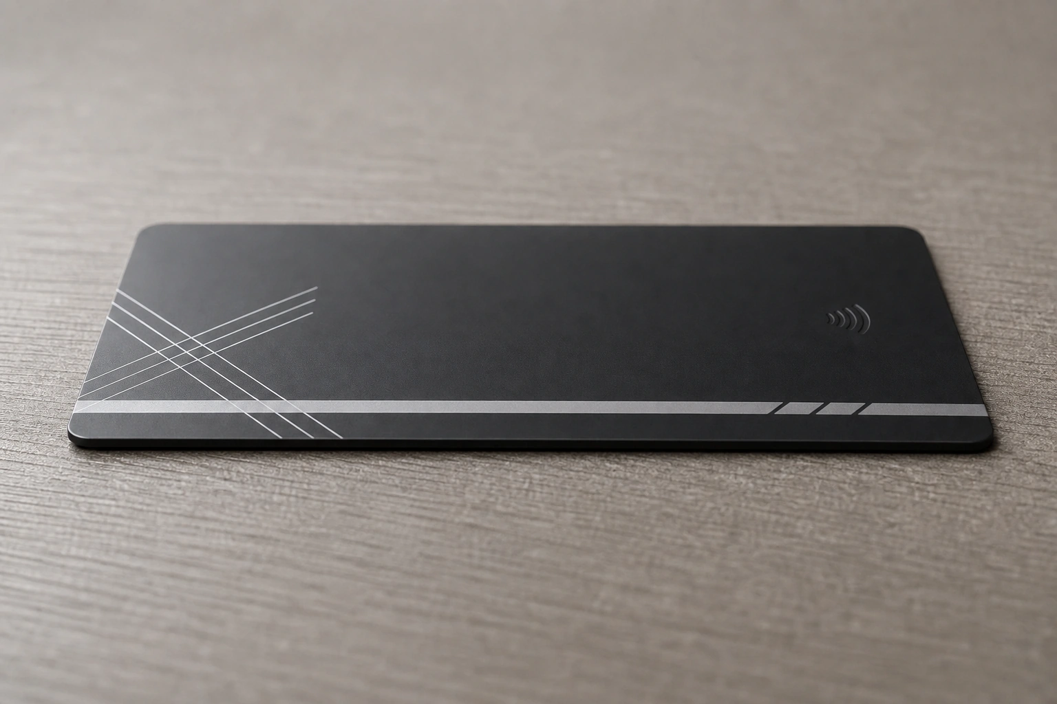 Matte black metal side edge profile
