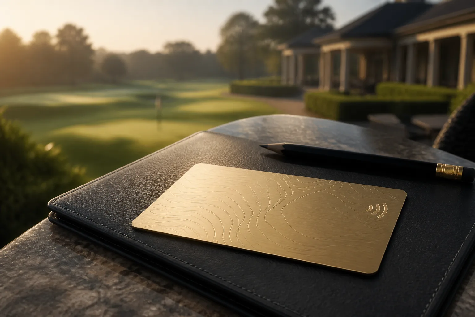 Metalen RFID-ledenkaarten voor golf- en countryclubs