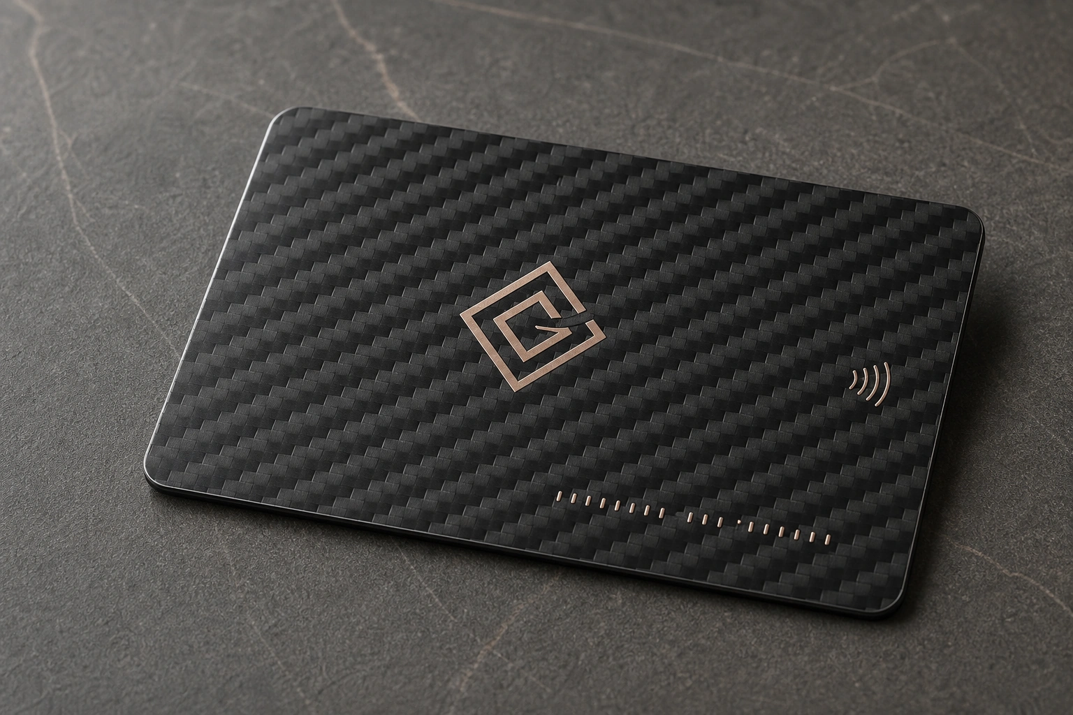Carbon + metallic ink